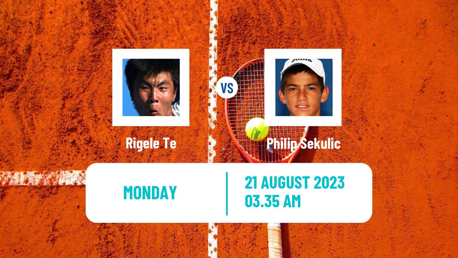 Tennis Zhuhai Challenger Men Rigele Te - Philip Sekulic