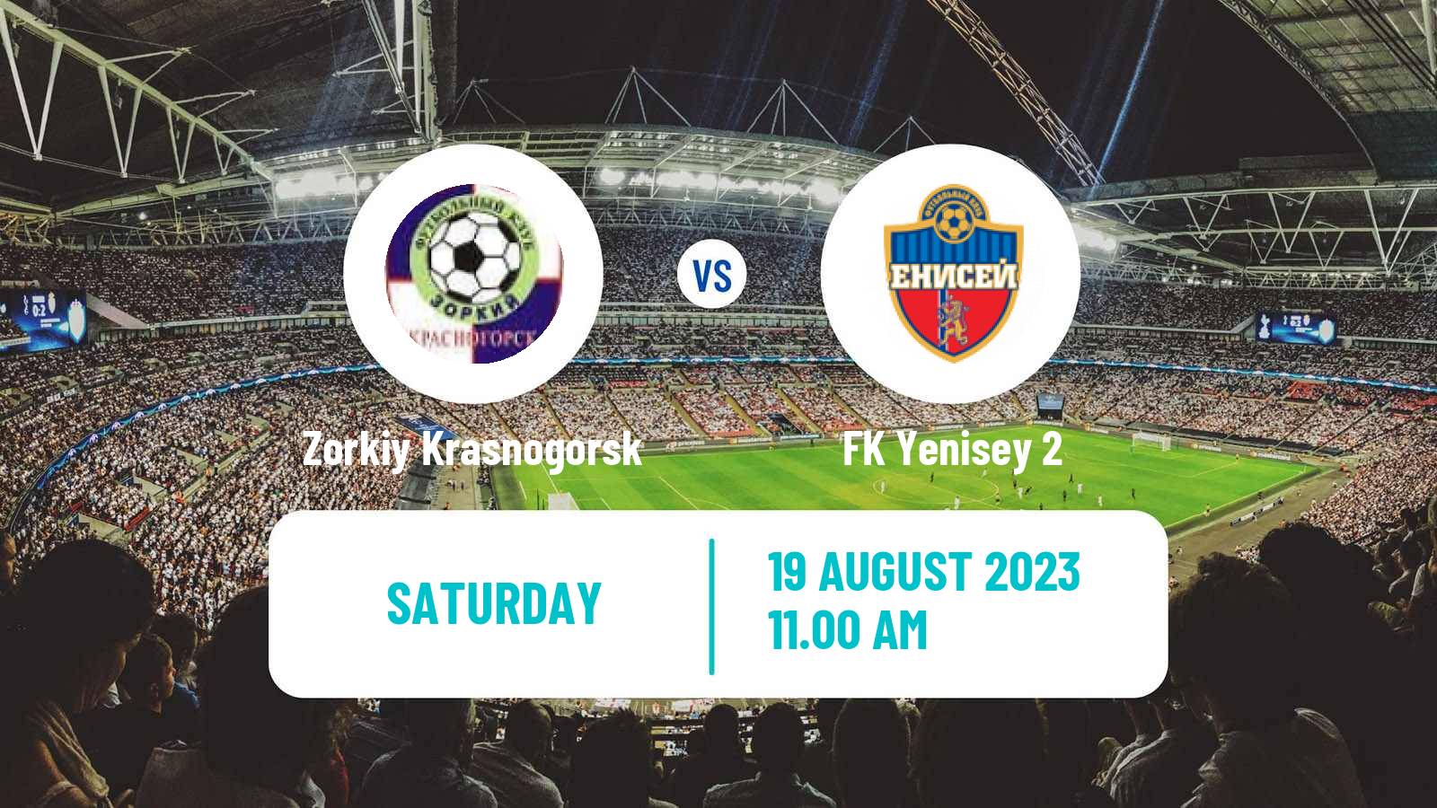 Soccer FNL 2 Division B Group 2 Zorkiy Krasnogorsk - Yenisey 2