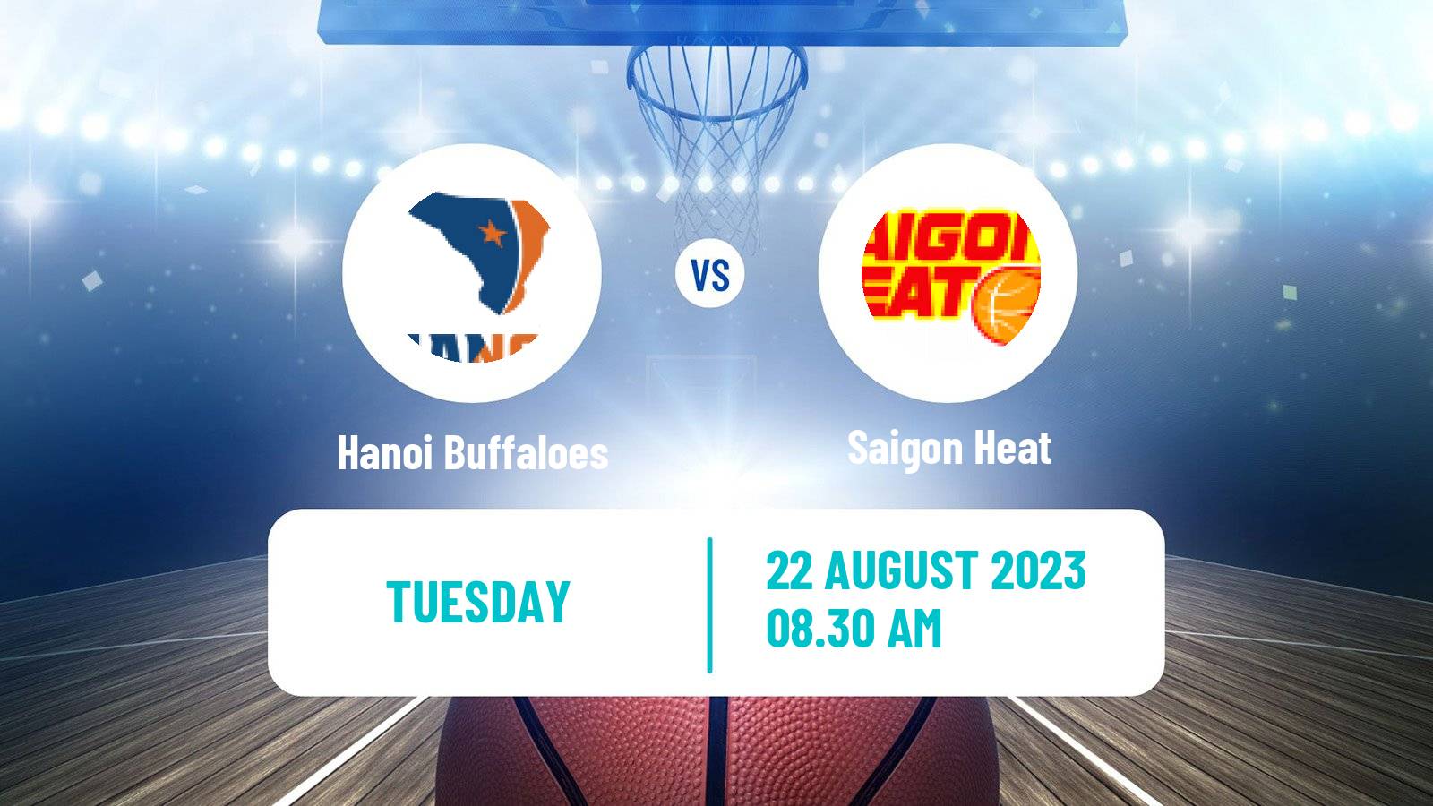 Basketball Vietnamese VBA Hanoi Buffaloes - Saigon Heat