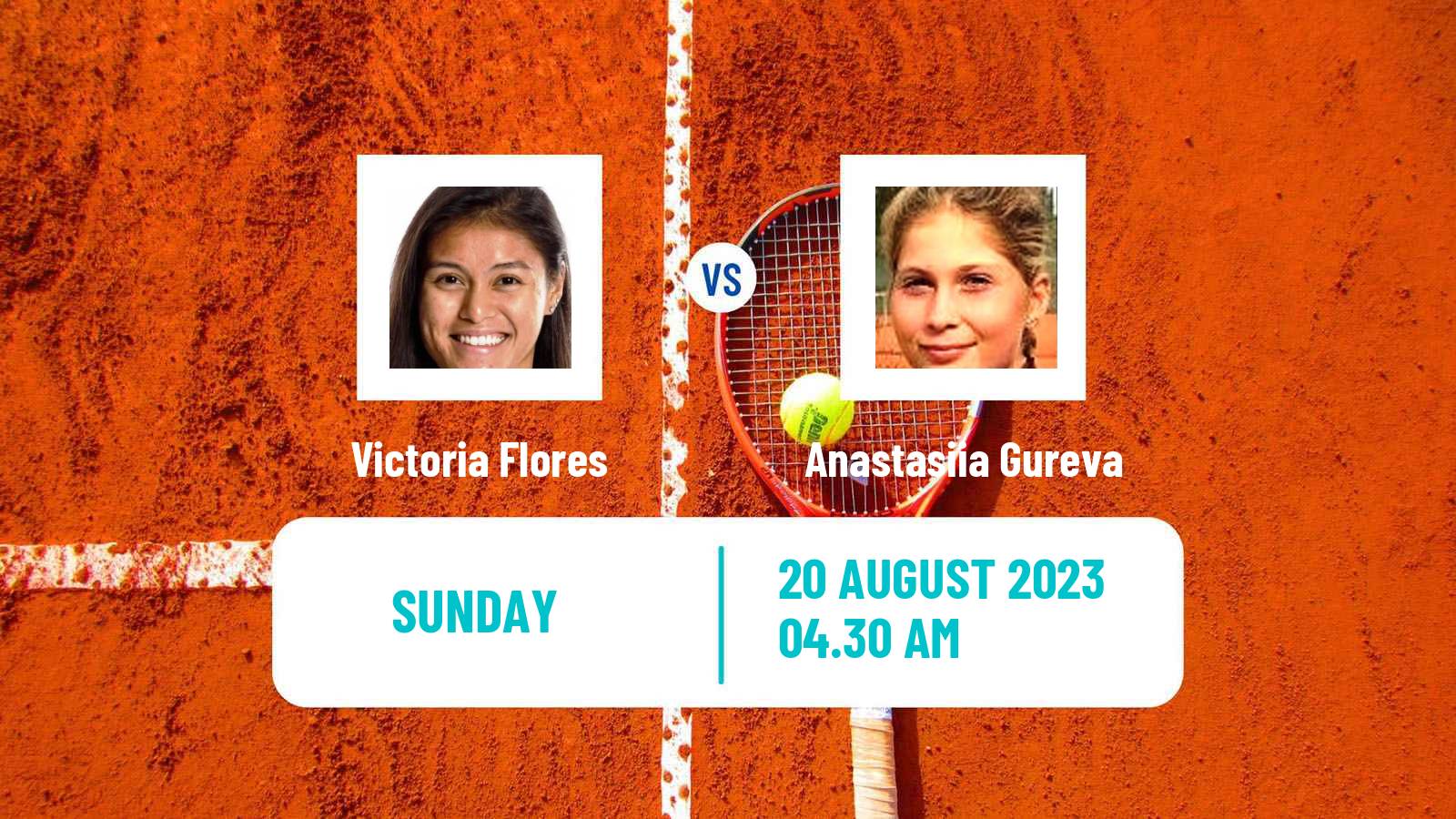 Tennis ITF W15 Monastir 28 Women Victoria Flores - Anastasiia Gureva