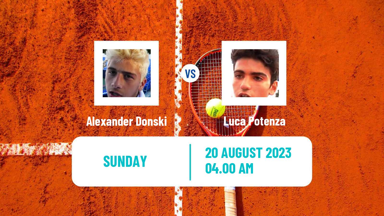 Tennis Prague 3 Challenger Men 2023 Alexander Donski - Luca Potenza