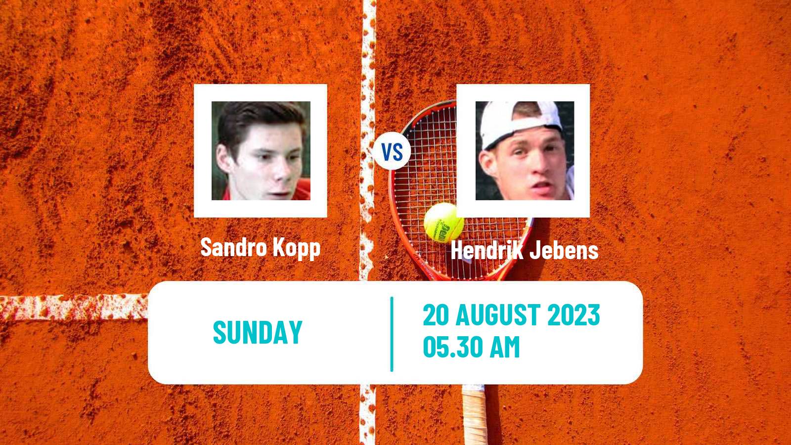 Tennis Augsburg Challenger Men Sandro Kopp - Hendrik Jebens