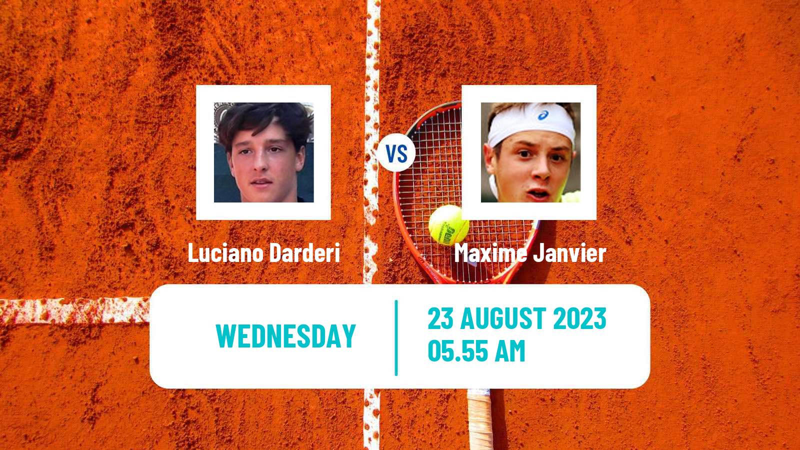 Tennis Prague 3 Challenger Men Luciano Darderi - Maxime Janvier