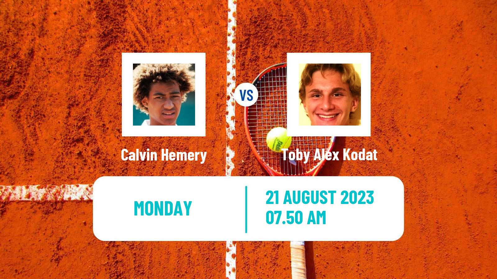 Tennis Prague 3 Challenger Men Calvin Hemery - Toby Alex Kodat