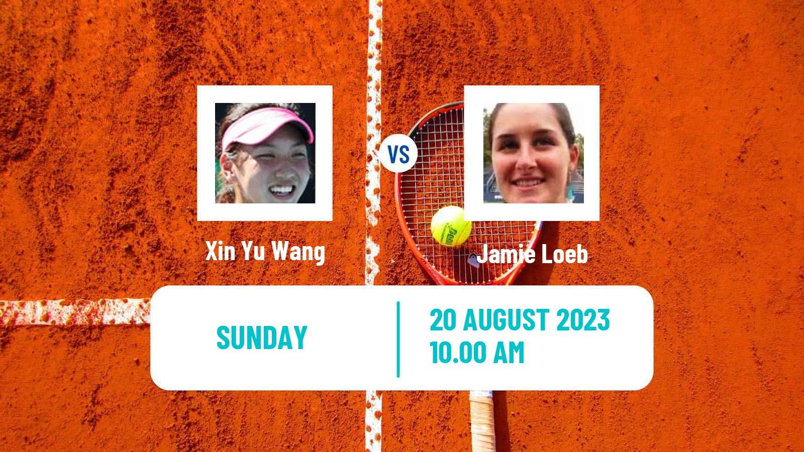 Tennis WTA Cleveland Xin Yu Wang - Jamie Loeb