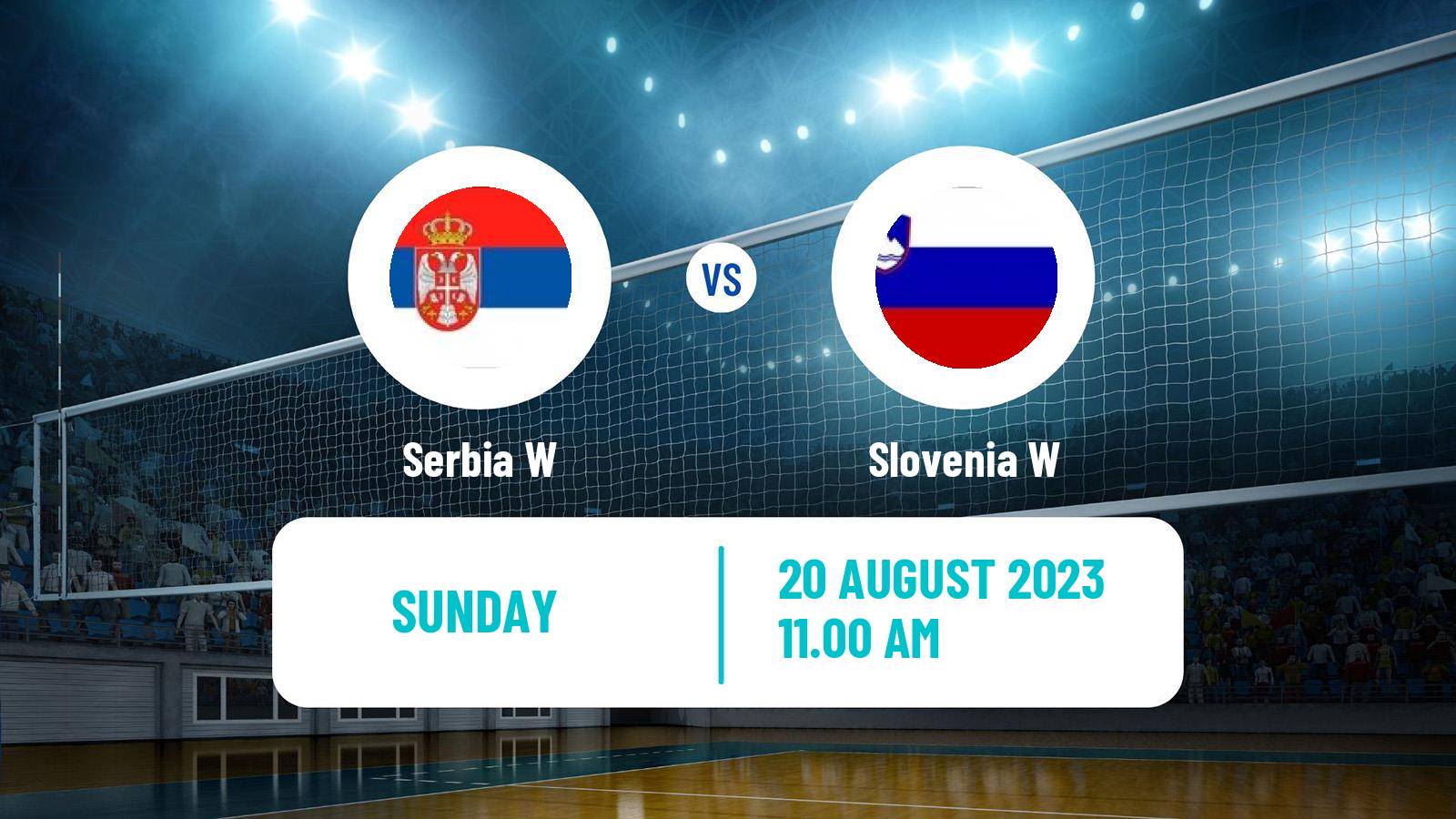 Volleyball European Championships Volleyball Women Serbia W - Slovenia W