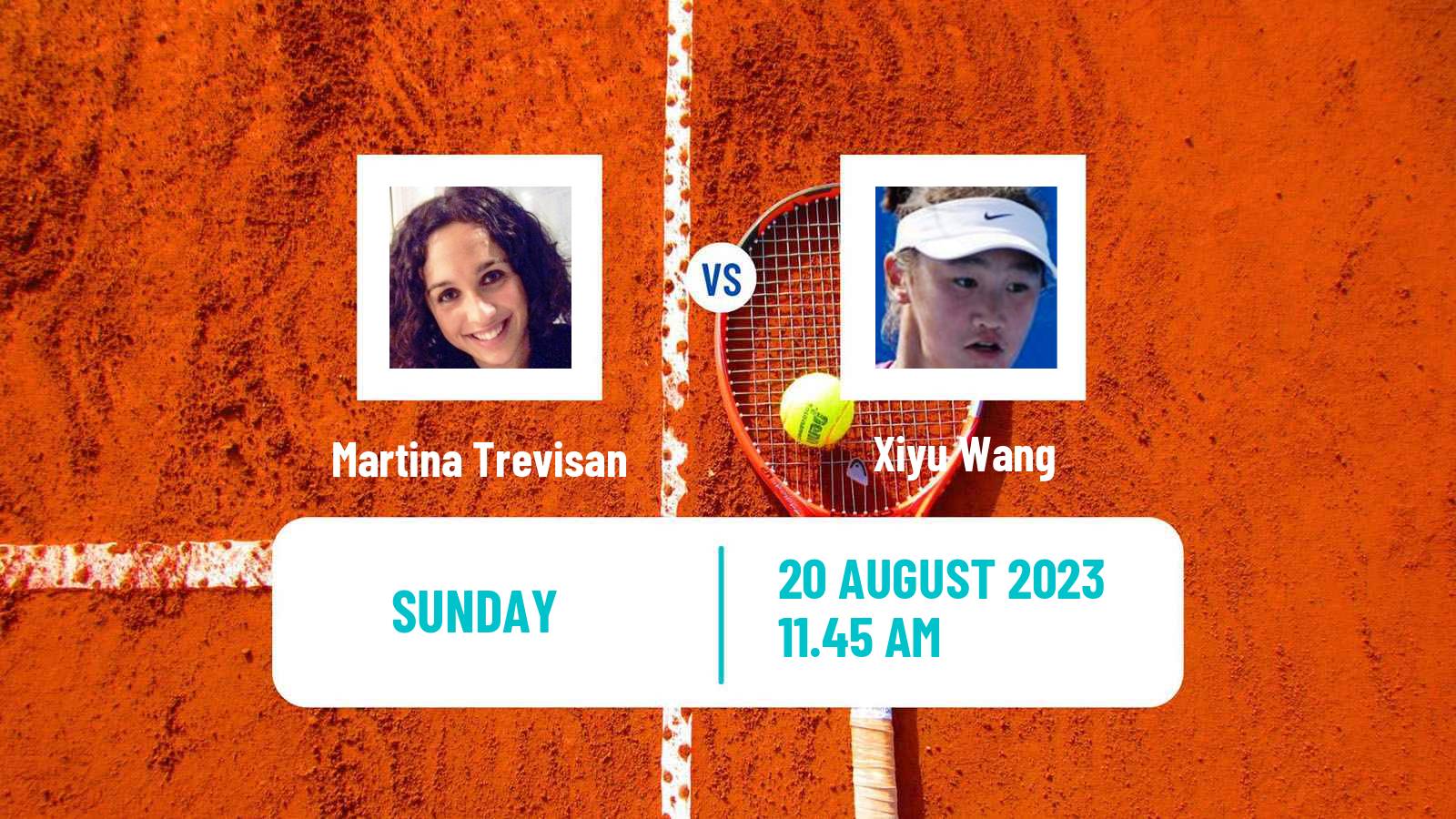 Tennis WTA Cleveland Martina Trevisan - Xiyu Wang