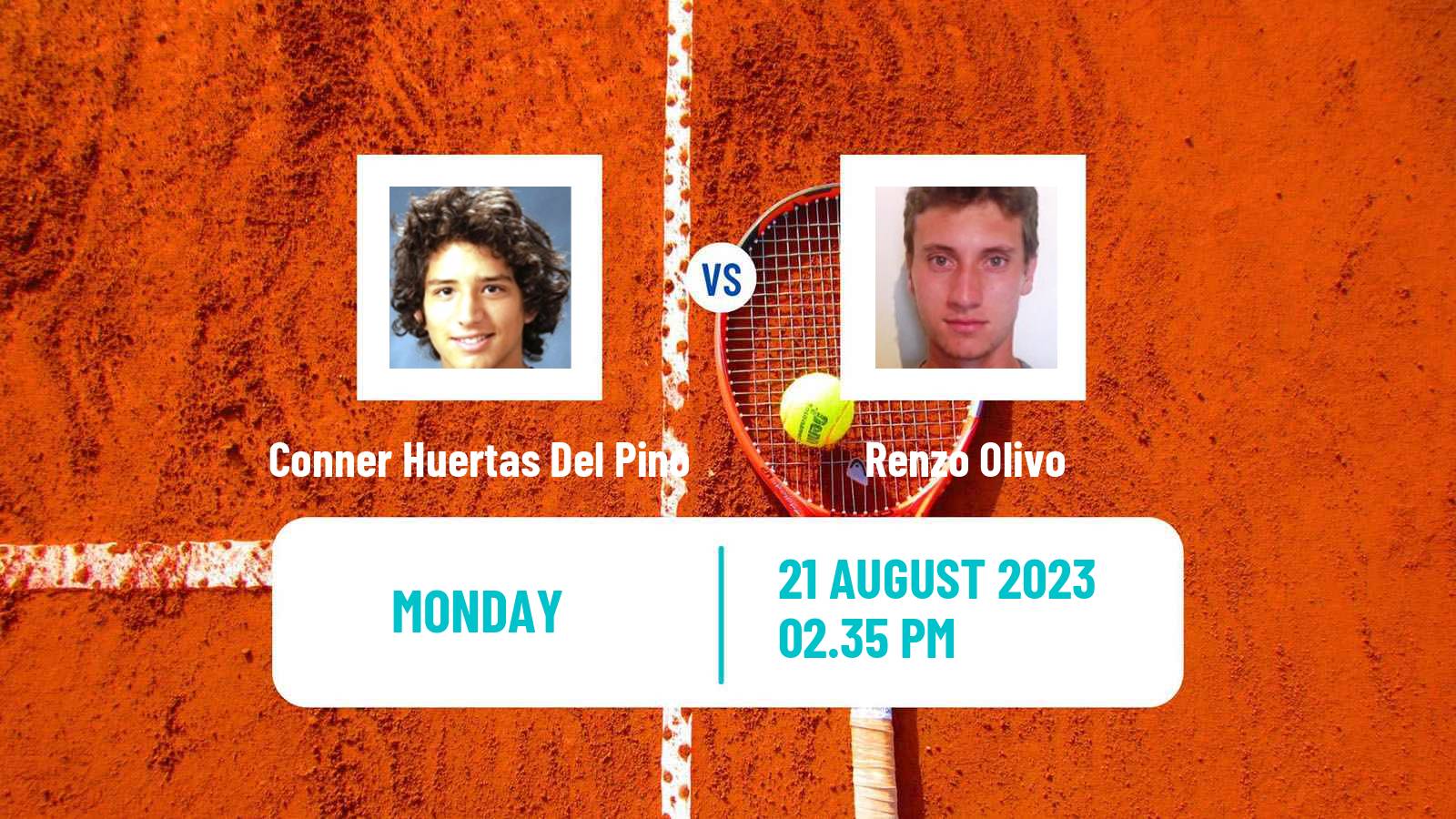 Tennis Lima Challenger Men Conner Huertas Del Pino - Renzo Olivo