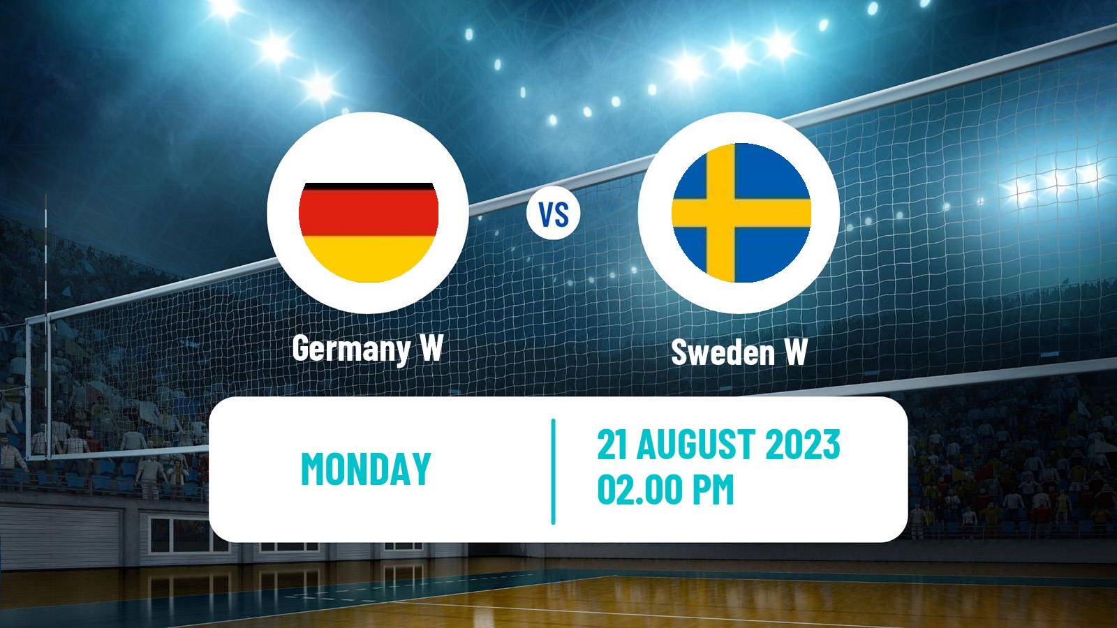 Volleyball European Championships Volleyball Women Germany W - Sweden W