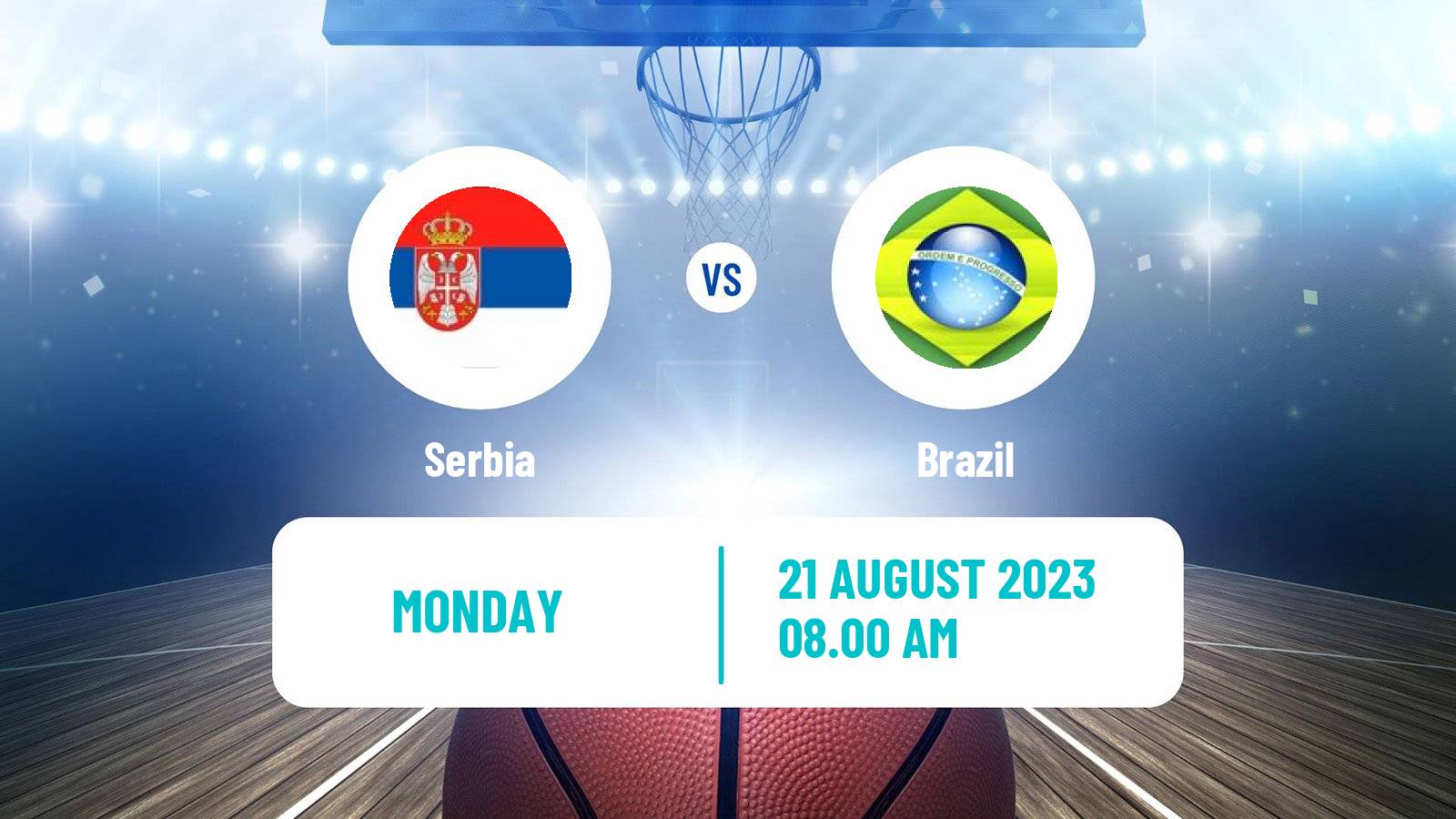 Basketball Friendly International Basketball Serbia - Brazil