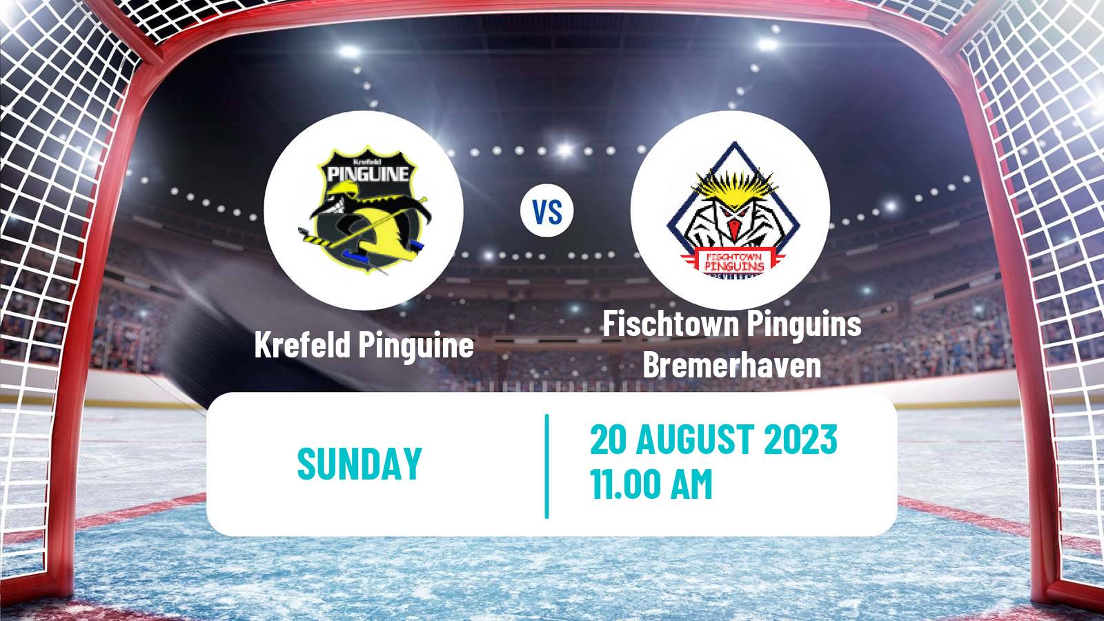 Hockey Club Friendly Ice Hockey Krefeld Pinguine - Fischtown Pinguins Bremerhaven