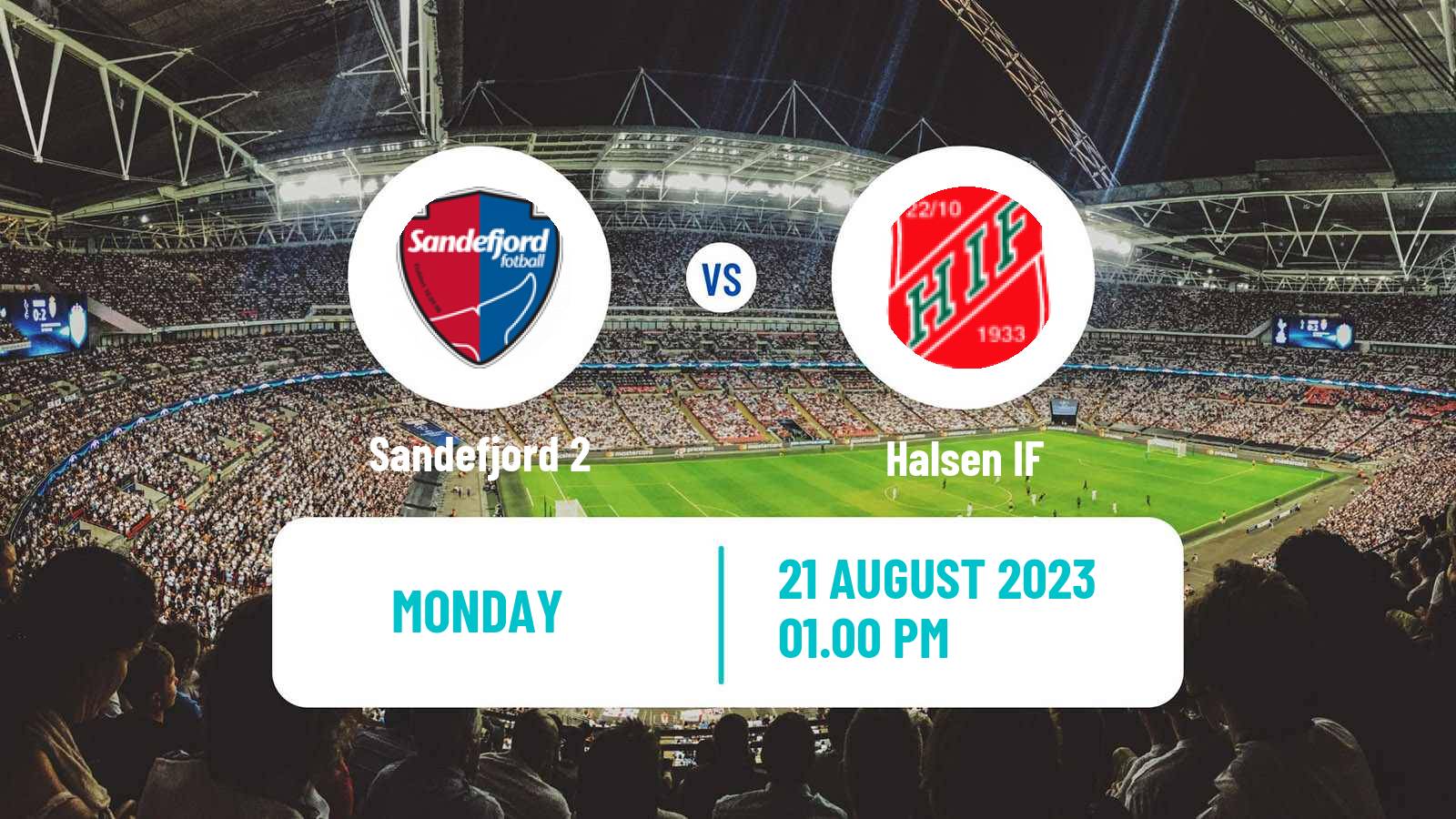 Soccer Norwegian Division 3 - Group 4 Sandefjord 2 - Halsen