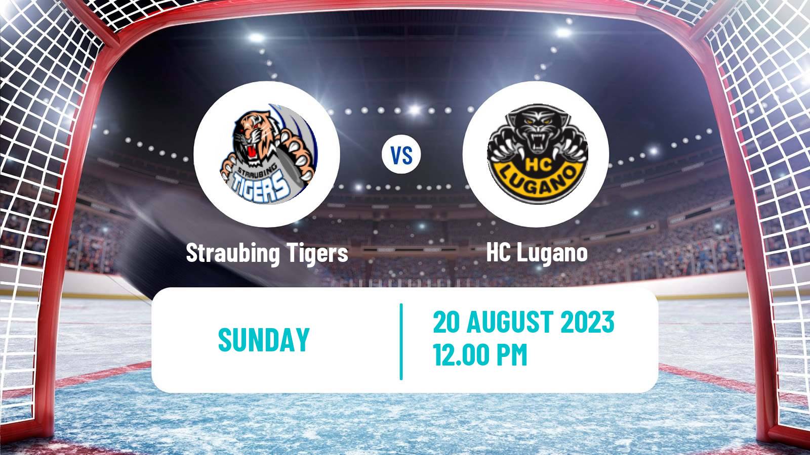 Hockey Club Friendly Ice Hockey Straubing Tigers - Lugano