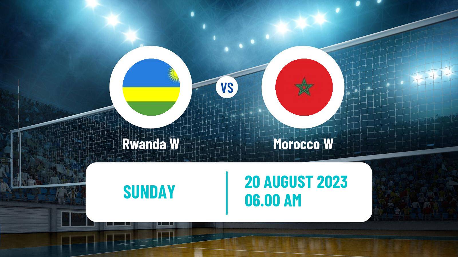 Volleyball African Championship Volleyball Women Rwanda W - Morocco W