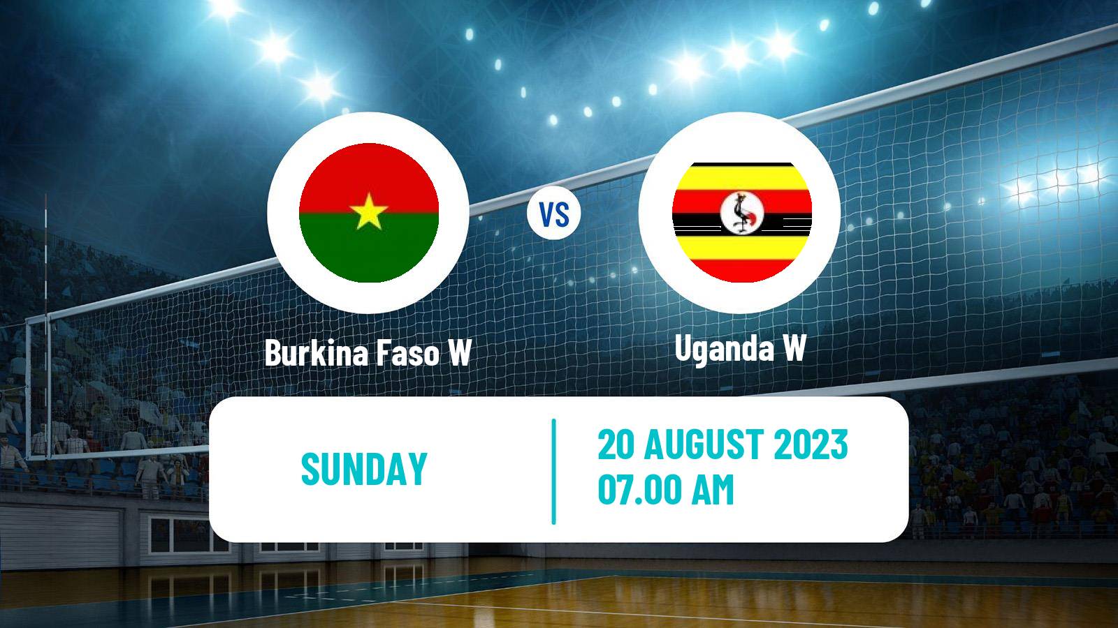 Volleyball African Championship Volleyball Women Burkina Faso W - Uganda W