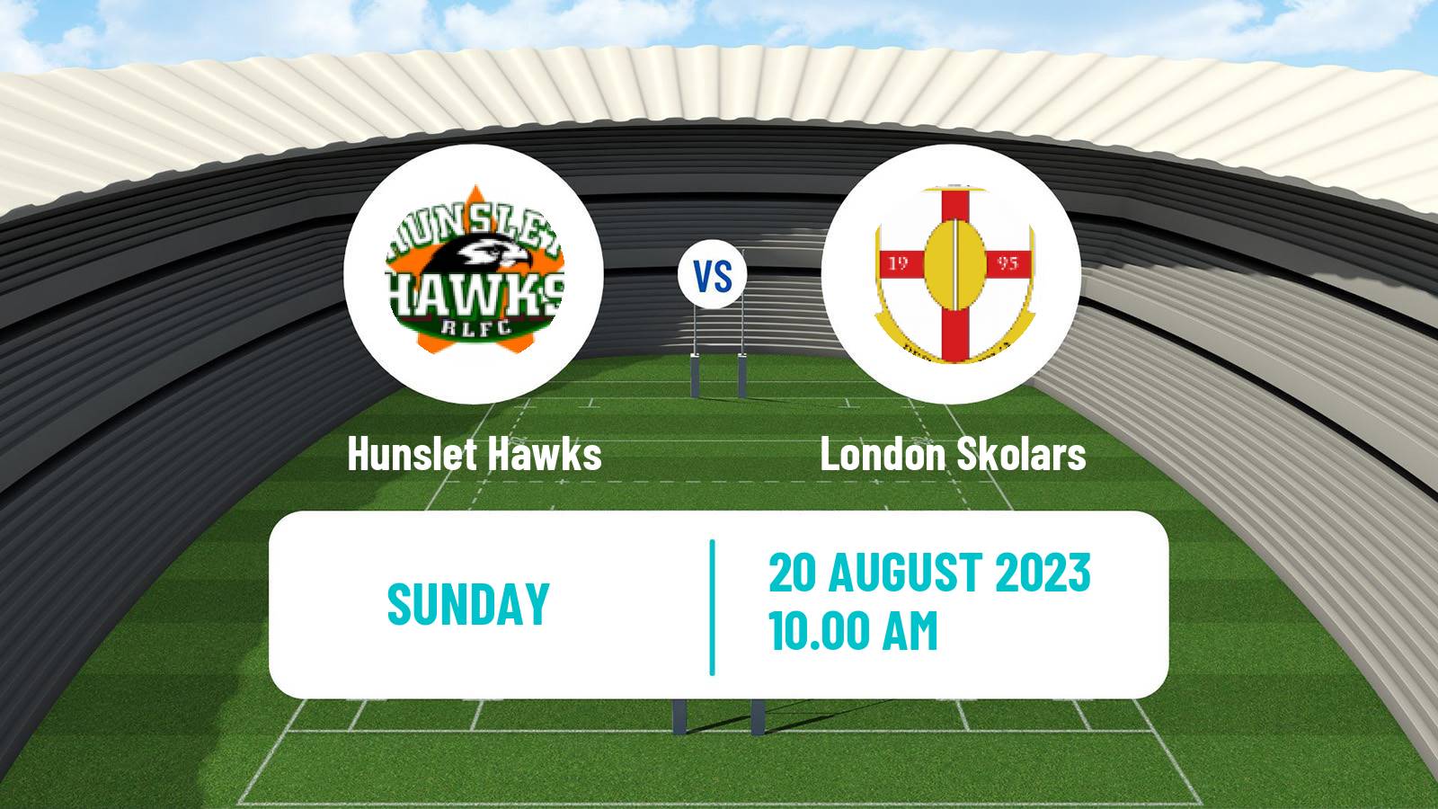 Rugby league English League 1 Rugby League Hunslet Hawks - London Skolars