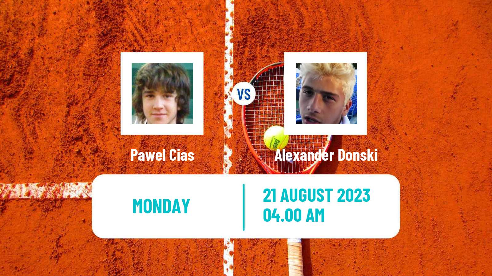 Tennis Prague 3 Challenger Men Pawel Cias - Alexander Donski