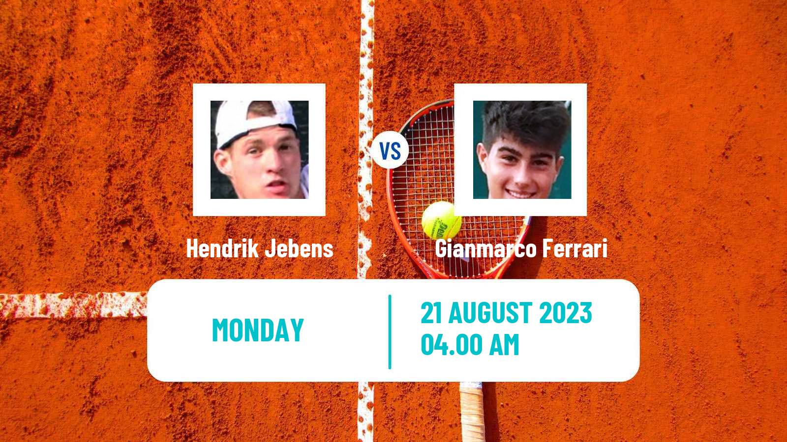 Tennis Augsburg Challenger Men Hendrik Jebens - Gianmarco Ferrari