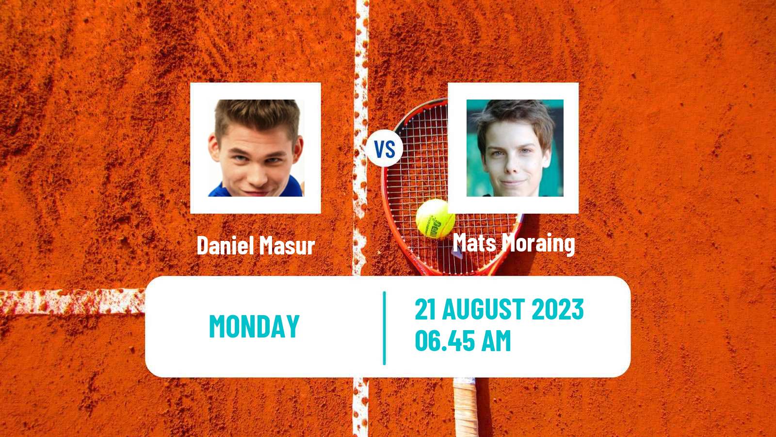 Tennis Augsburg Challenger Men Daniel Masur - Mats Moraing