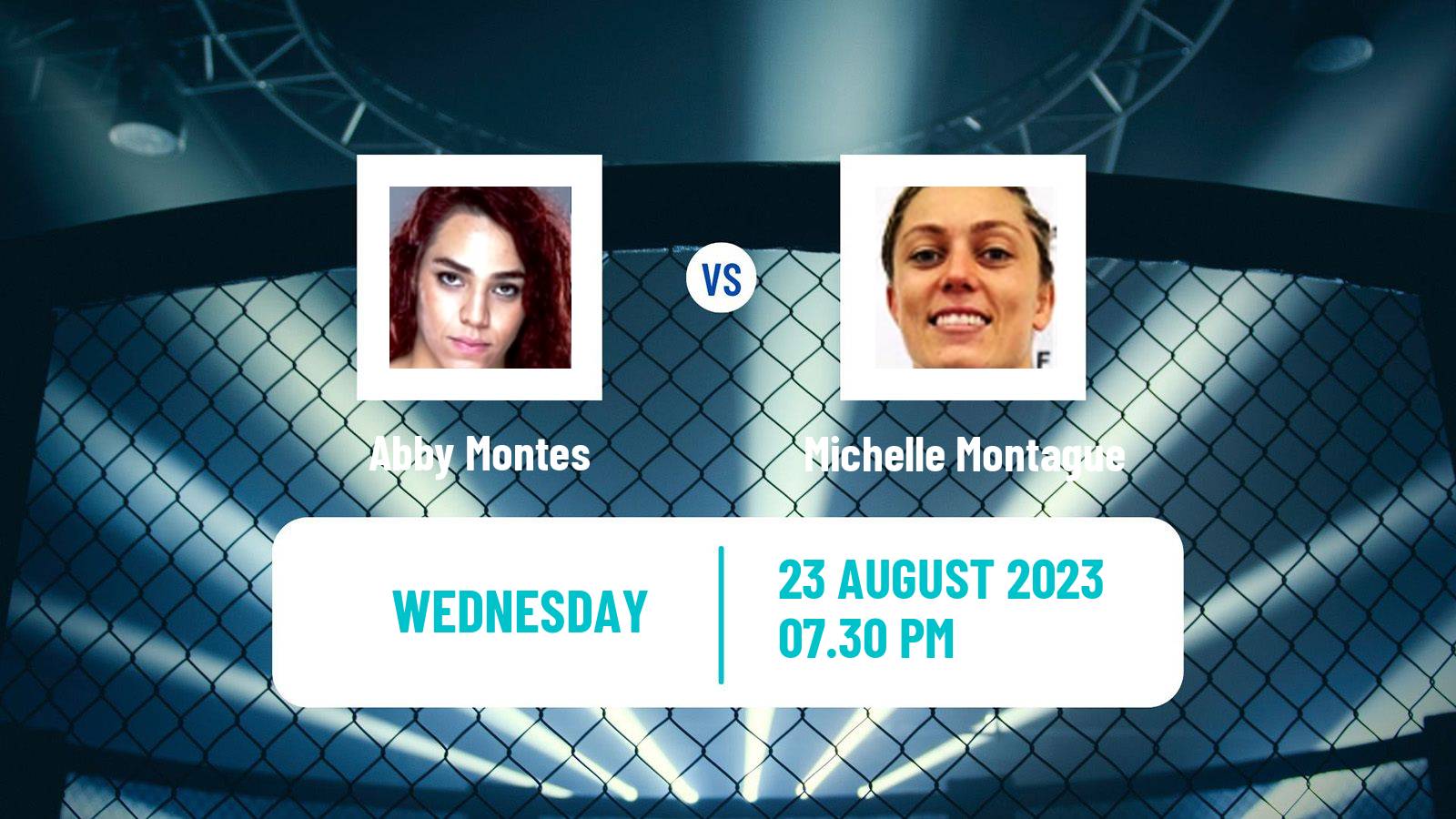 MMA Featherweight Women Pfl Abby Montes - Michelle Montague