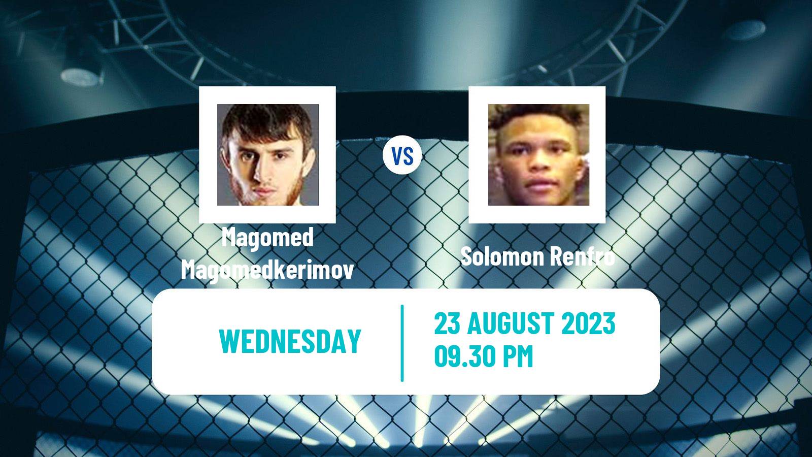 MMA Welterweight Pfl Men Magomed Magomedkerimov - Solomon Renfro