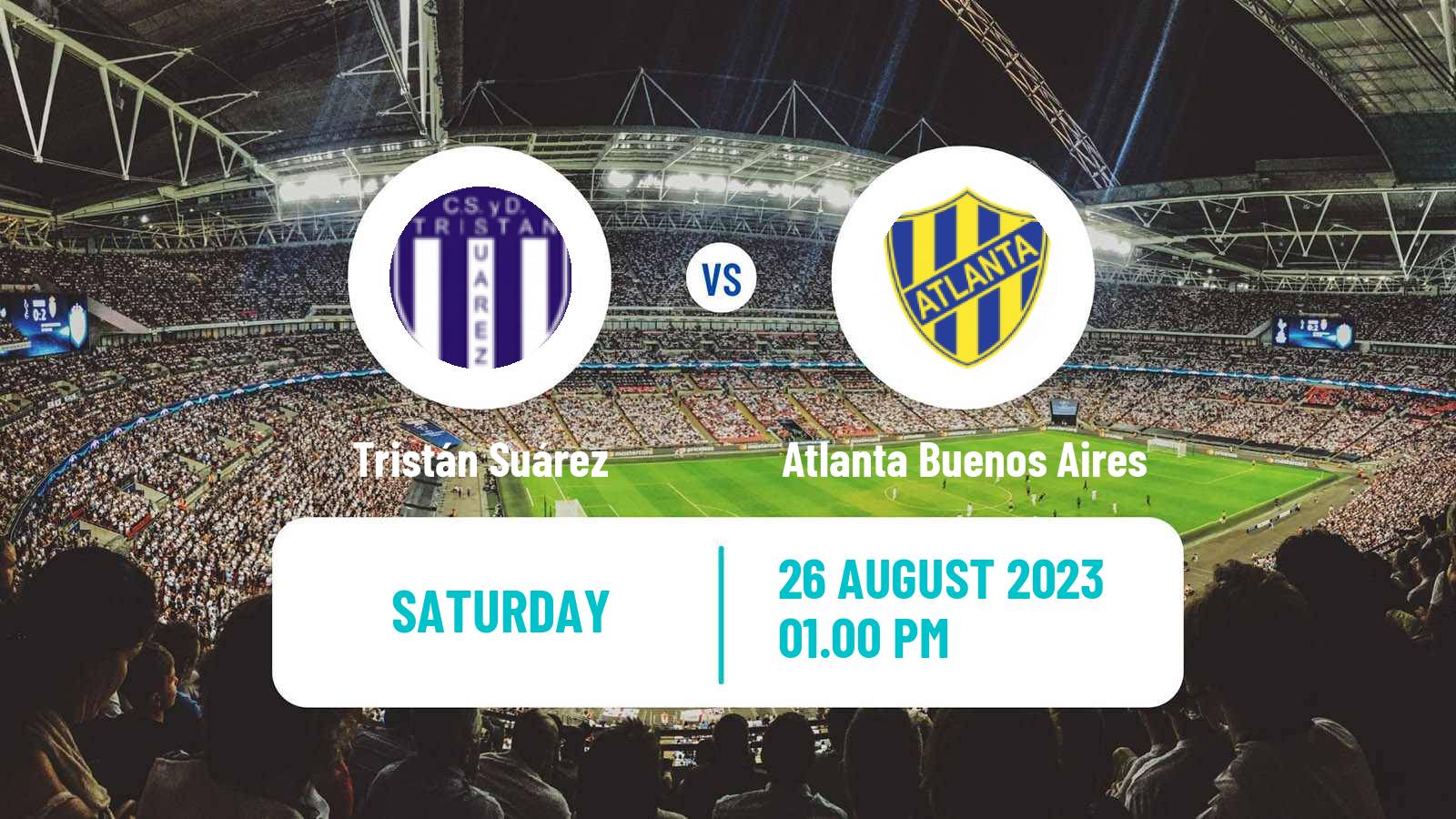 Soccer Argentinian Primera Nacional Tristán Suárez - Atlanta Buenos Aires