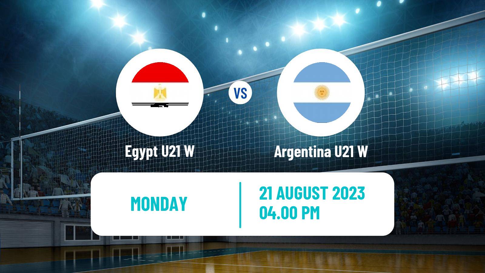 Volleyball World Championship U21 Volleyball Women Egypt U21 W - Argentina U21 W