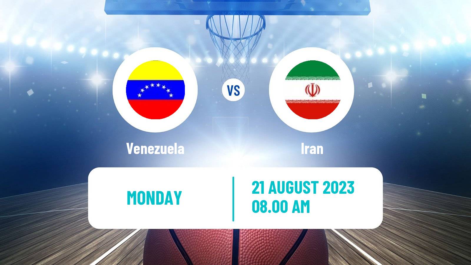 Basketball Friendly International Basketball Venezuela - Iran