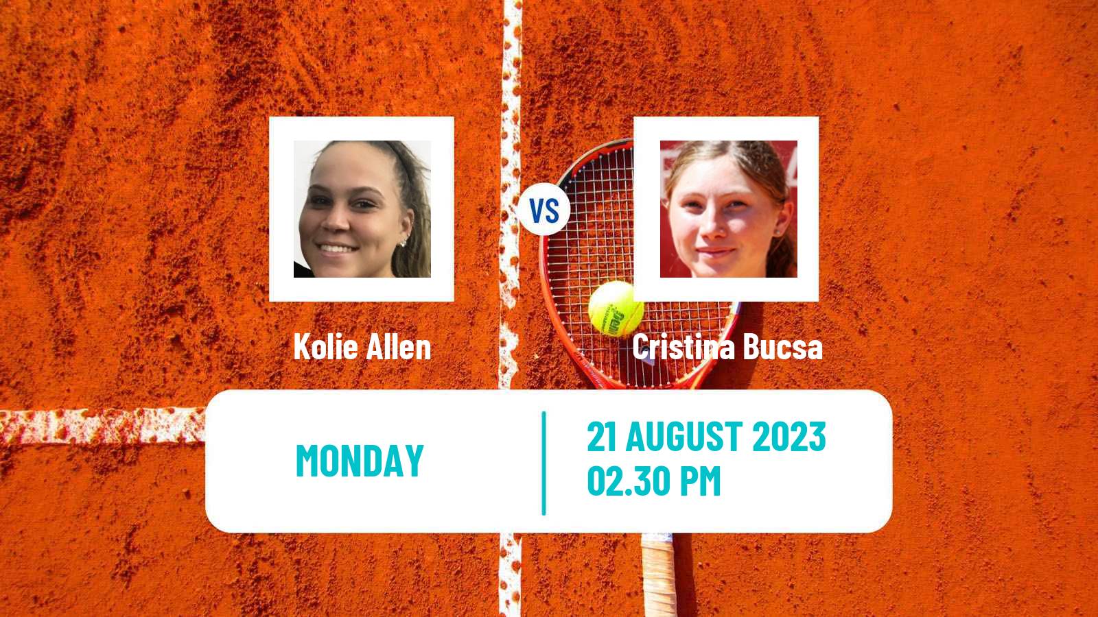 Tennis Chicago Challenger Women Kolie Allen - Cristina Bucsa