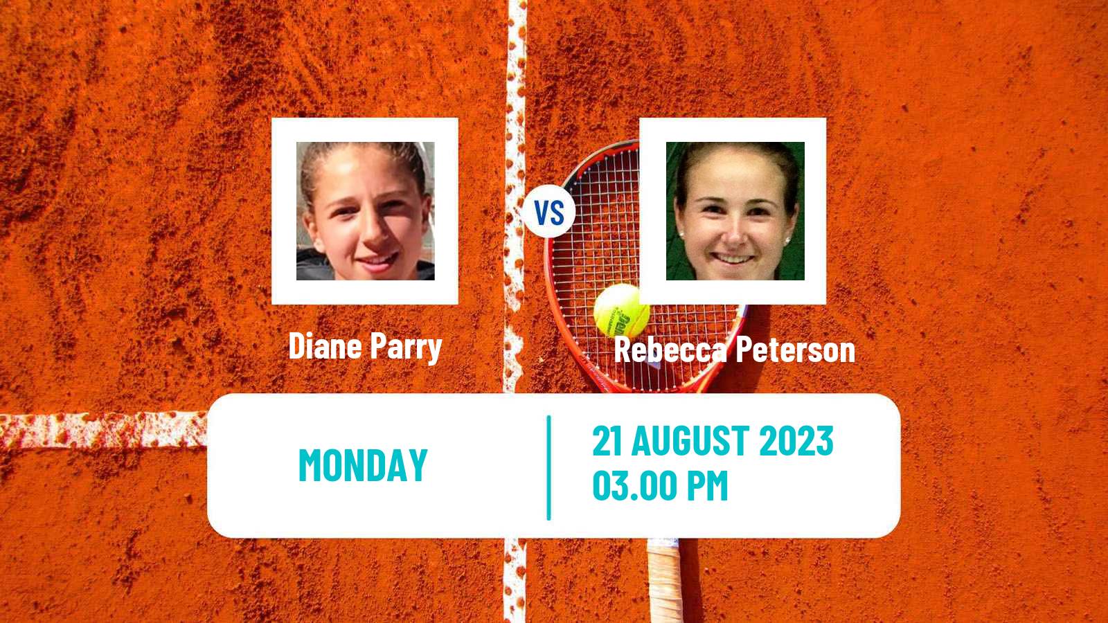 Tennis Chicago Challenger Women Diane Parry - Rebecca Peterson