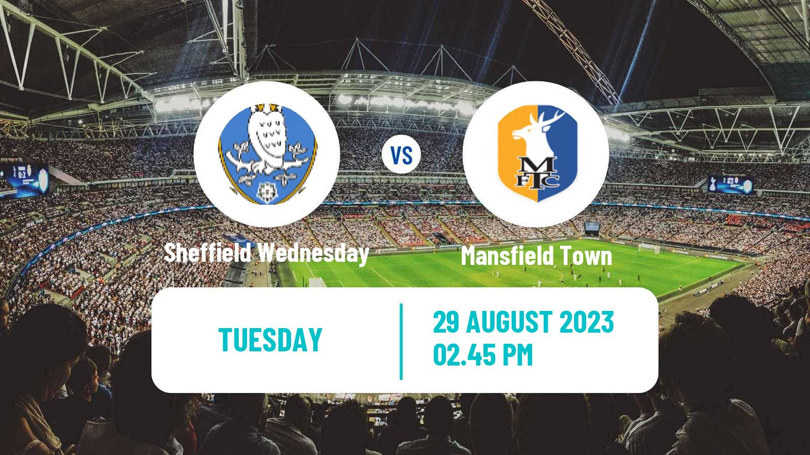 Soccer English League Cup Sheffield Wednesday - Mansfield Town