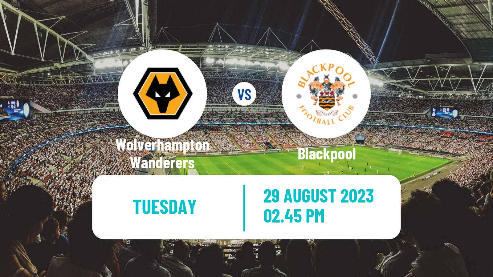 Soccer English League Cup Wolverhampton Wanderers - Blackpool