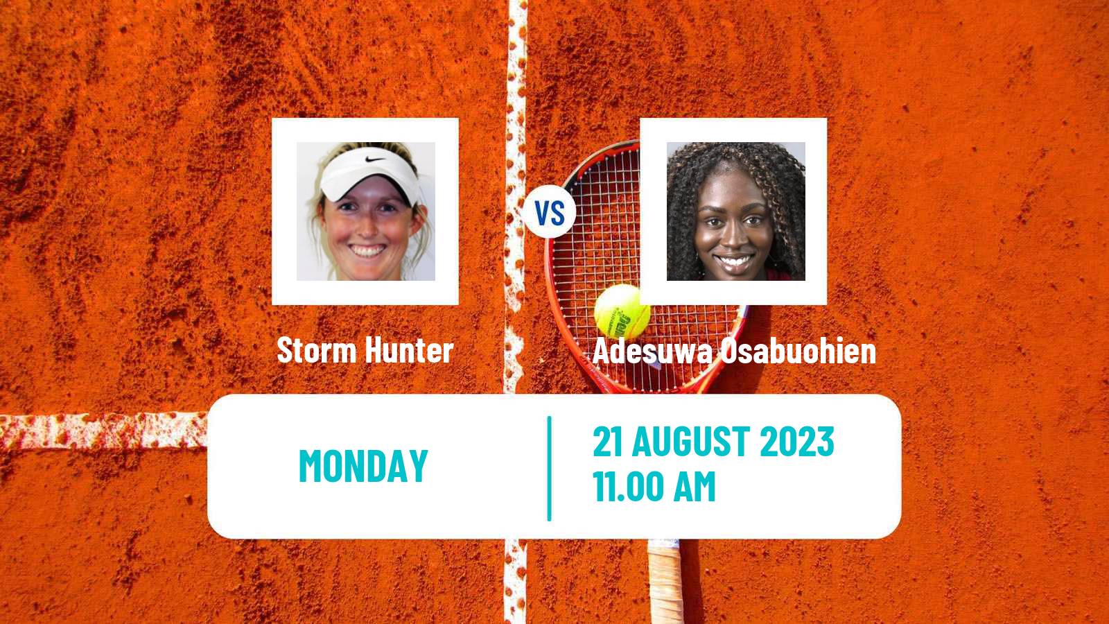 Tennis Chicago Challenger Women Storm Hunter - Adesuwa Osabuohien