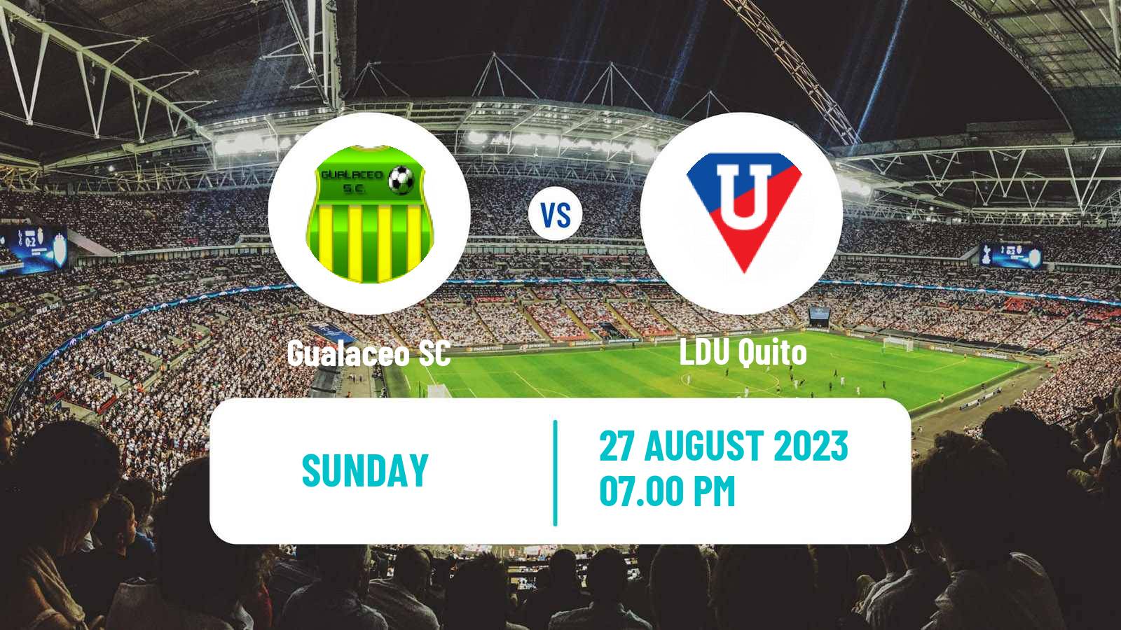 Soccer Ecuadorian Liga Pro Gualaceo - LDU Quito