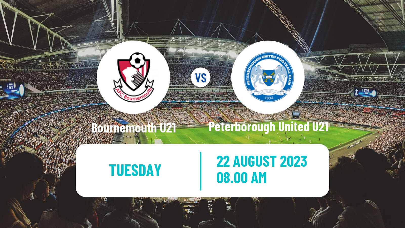 Soccer English Professional Development League Bournemouth U21 - Peterborough United U21