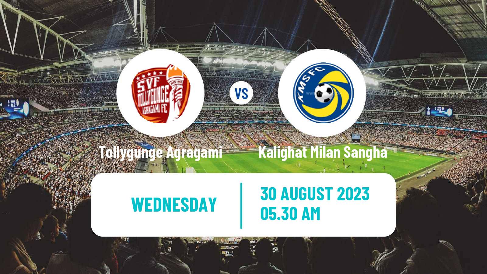 Soccer Calcutta Premier Division Tollygunge Agragami - Kalighat Milan Sangha