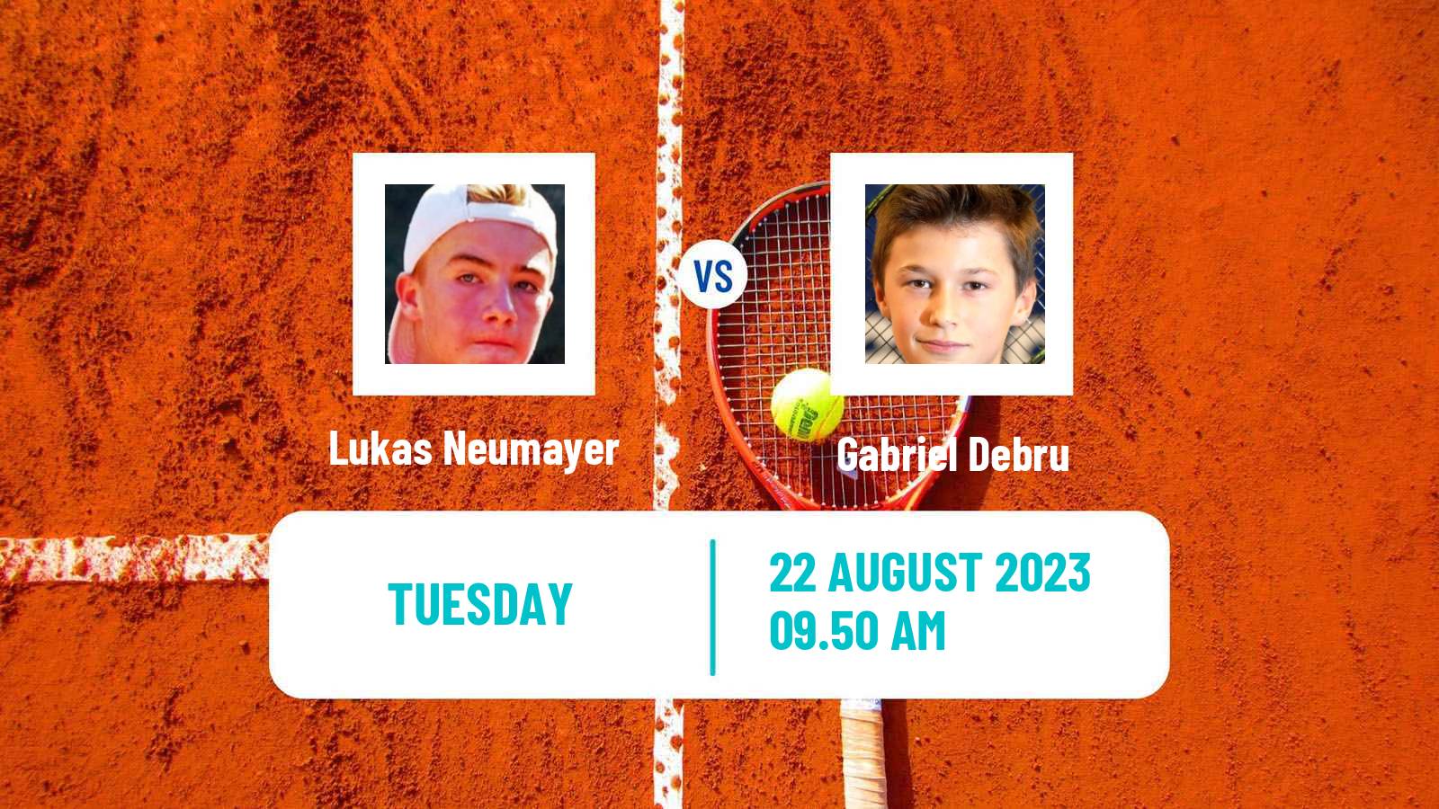 Tennis Prague 3 Challenger Men Lukas Neumayer - Gabriel Debru