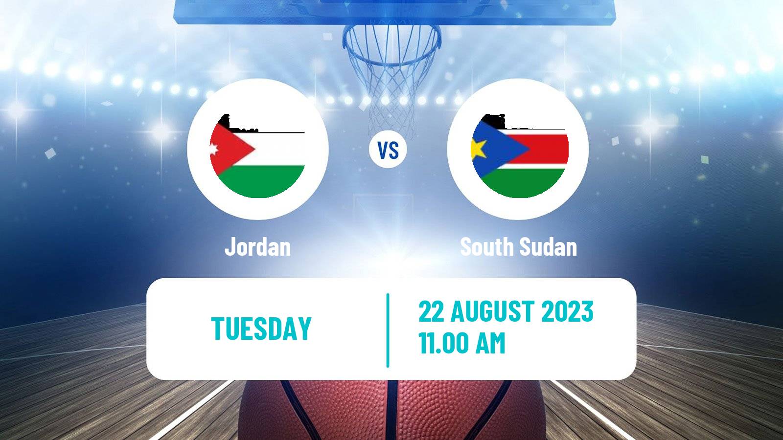 Basketball Friendly International Basketball Jordan - South Sudan