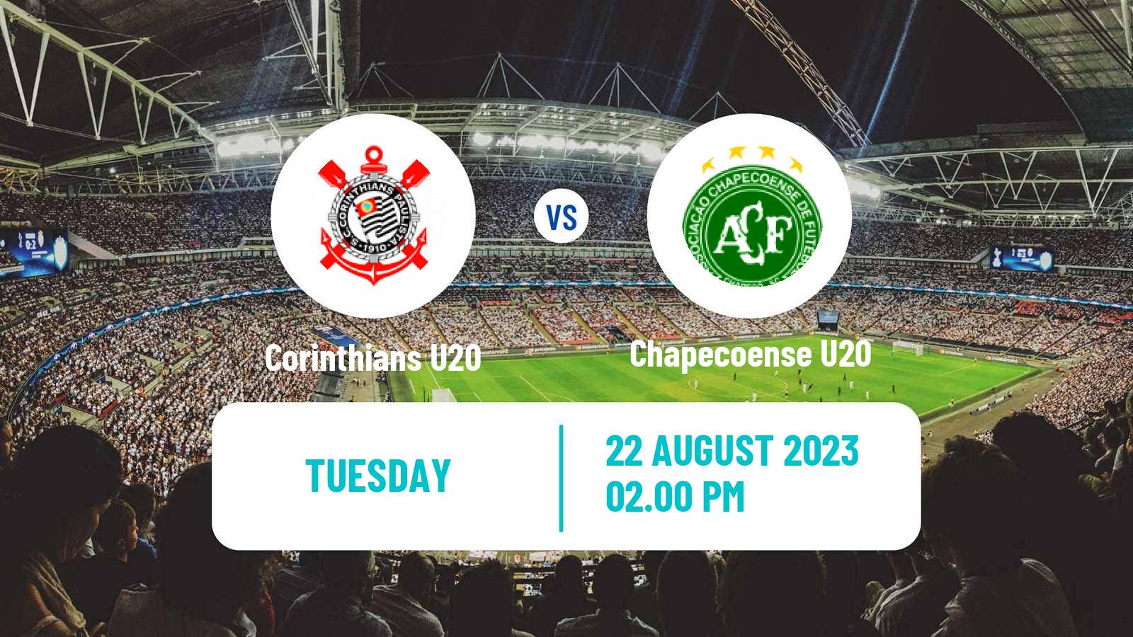 Soccer Copa do Brasil U20 Corinthians U20 - Chapecoense U20