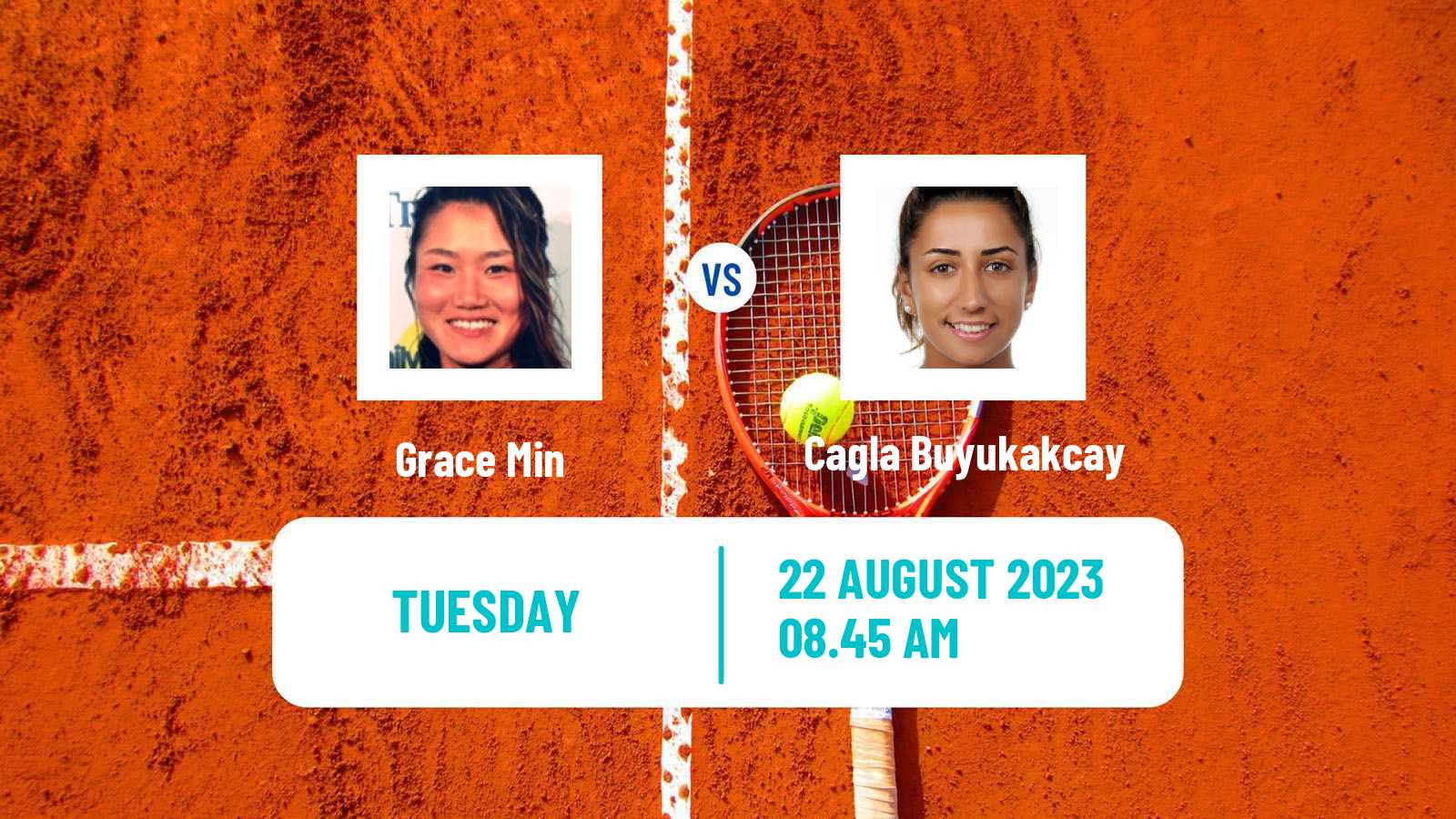 Tennis ITF W60 Prerov Women Grace Min - Cagla Buyukakcay