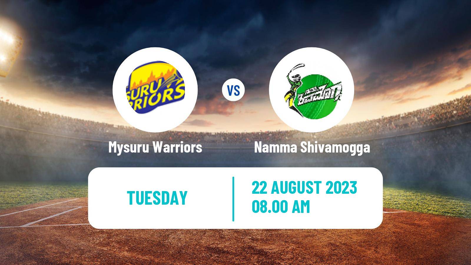 Cricket Indian Maharaja T20 Trophy Mysuru Warriors - Namma Shivamogga