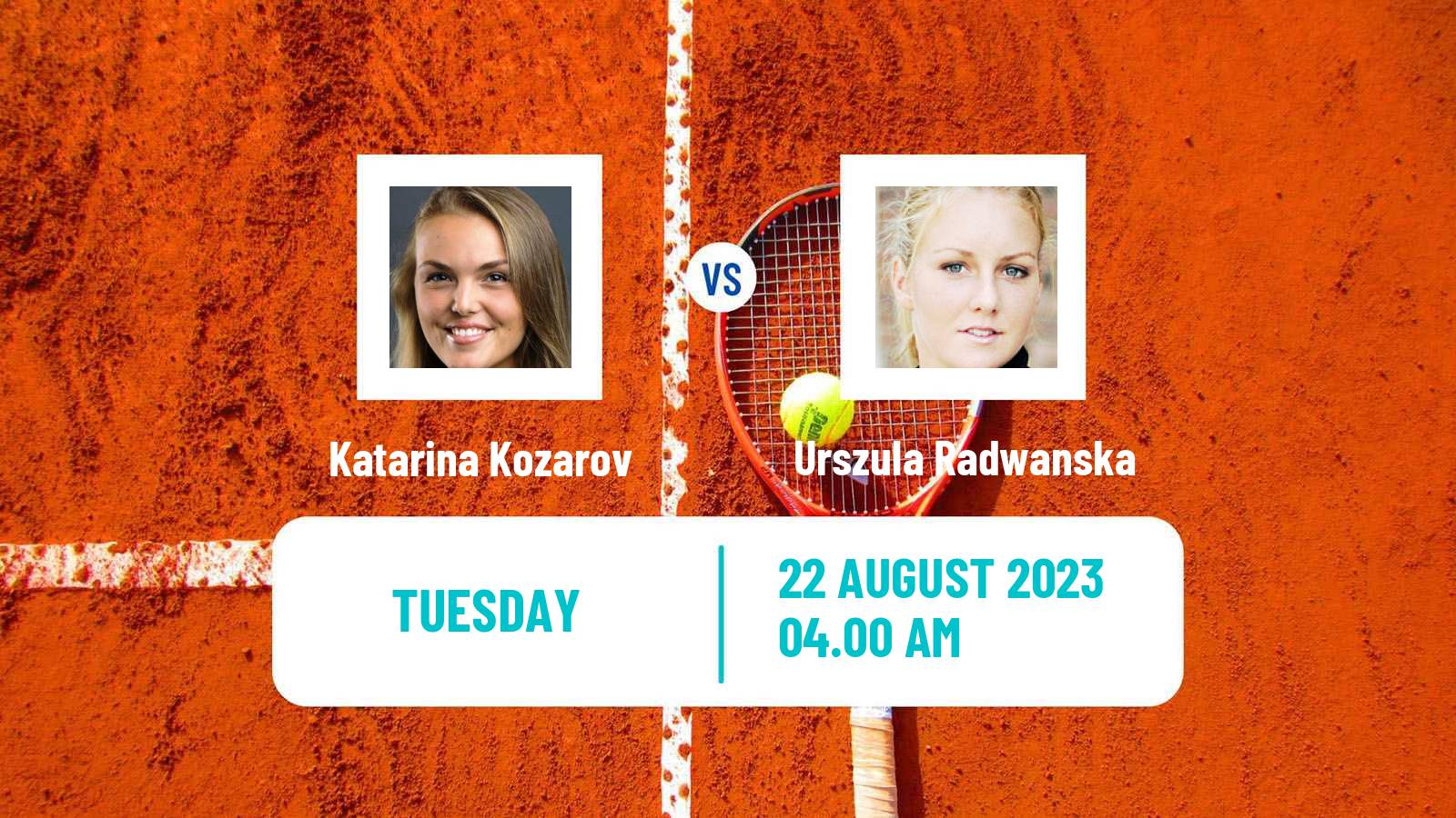 Tennis ITF W25 Vigo Women Katarina Kozarov - Urszula Radwanska