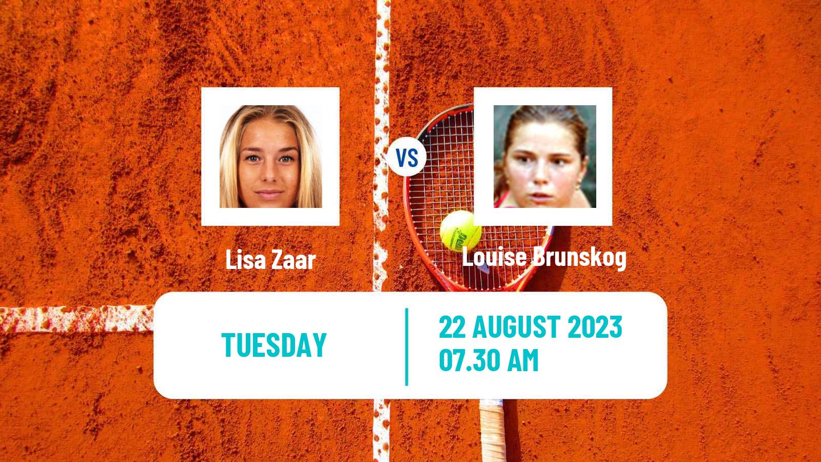 Tennis ITF W25 Malmo Women Lisa Zaar - Louise Brunskog