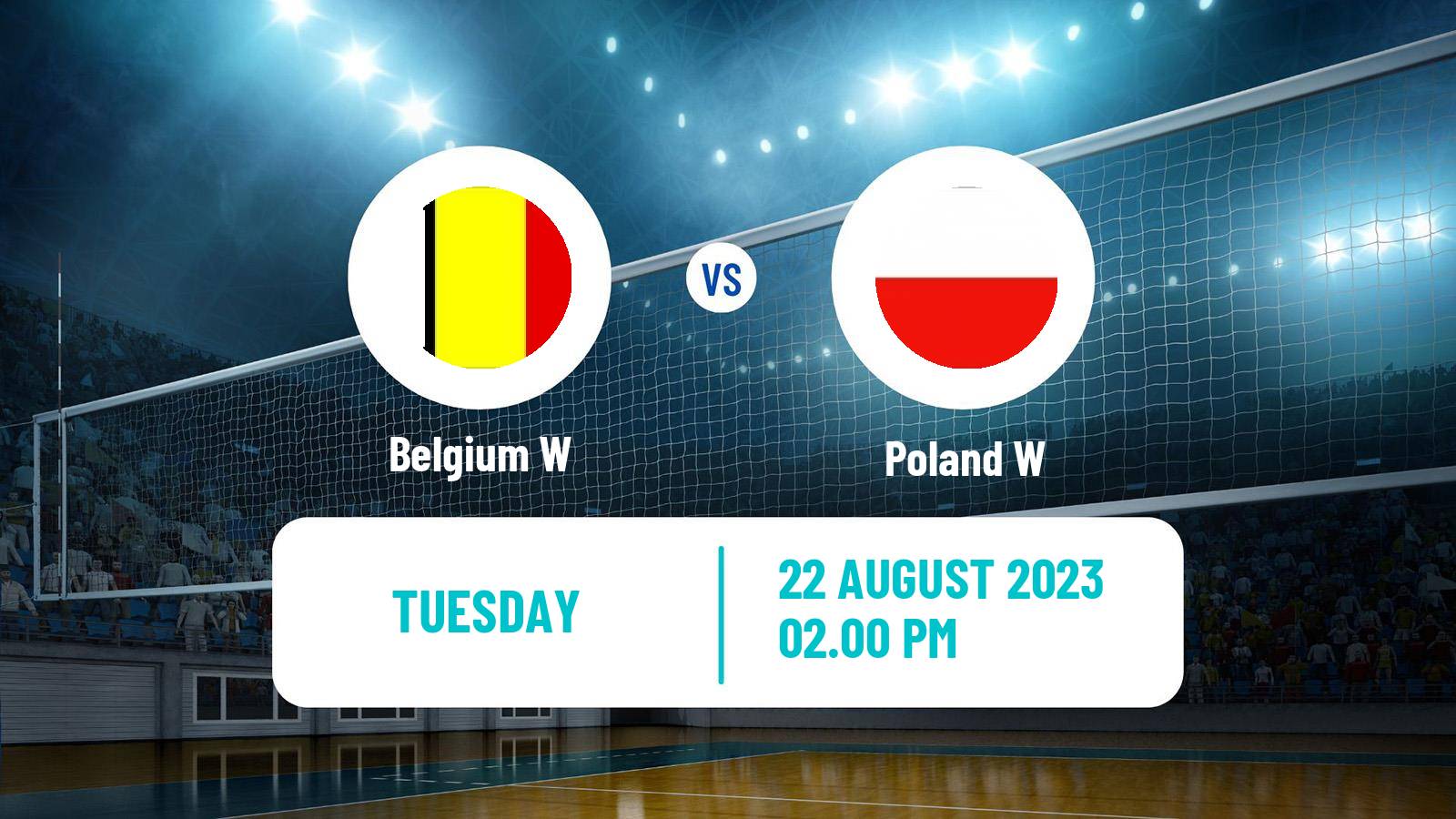 Volleyball European Championships Volleyball Women Belgium W - Poland W