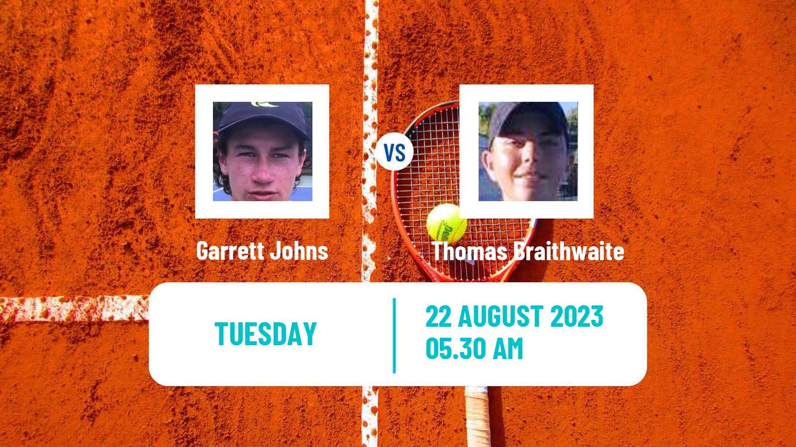 Tennis ITF M15 Monastir 52 Men Garrett Johns - Thomas Braithwaite