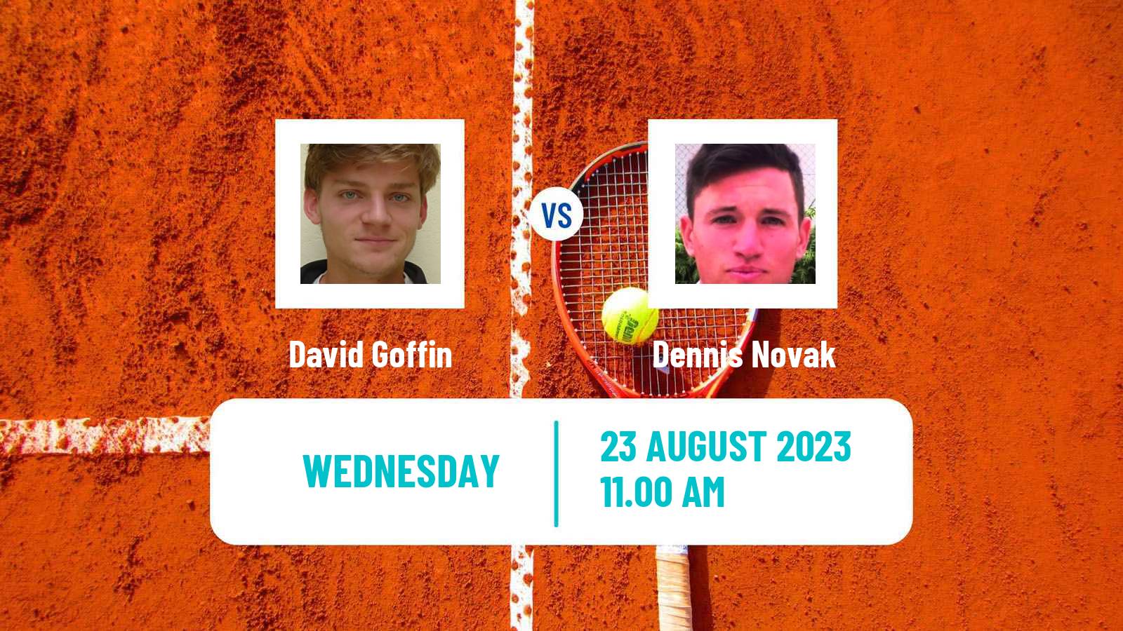 Tennis ATP US Open David Goffin - Dennis Novak