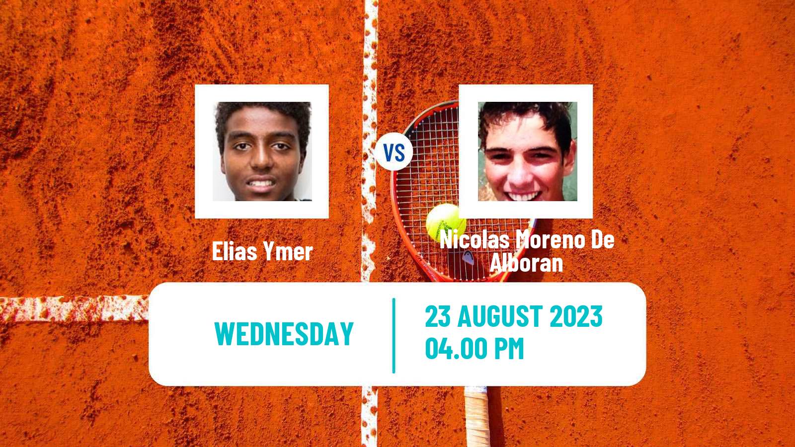 Tennis ATP US Open Elias Ymer - Nicolas Moreno De Alboran