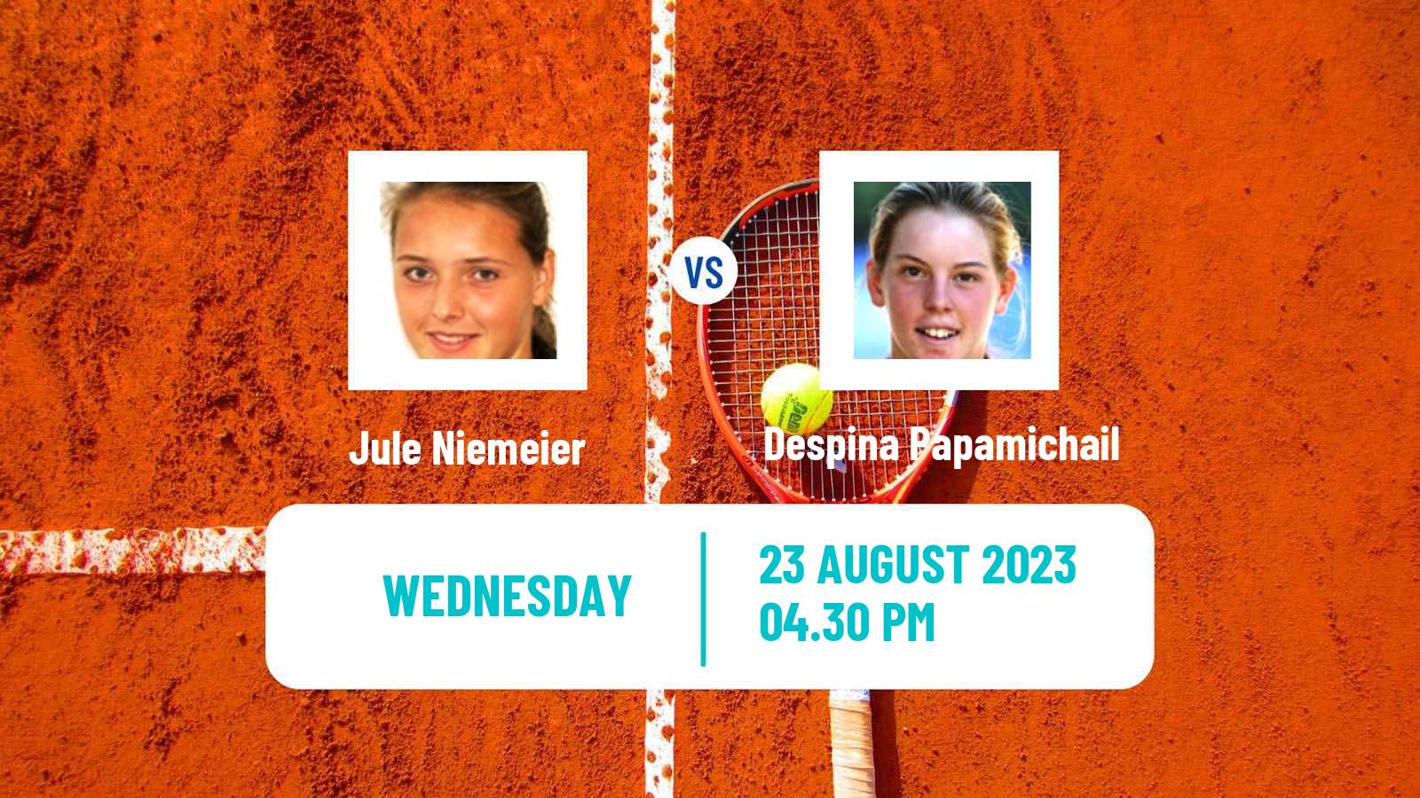Tennis WTA US Open Jule Niemeier - Despina Papamichail