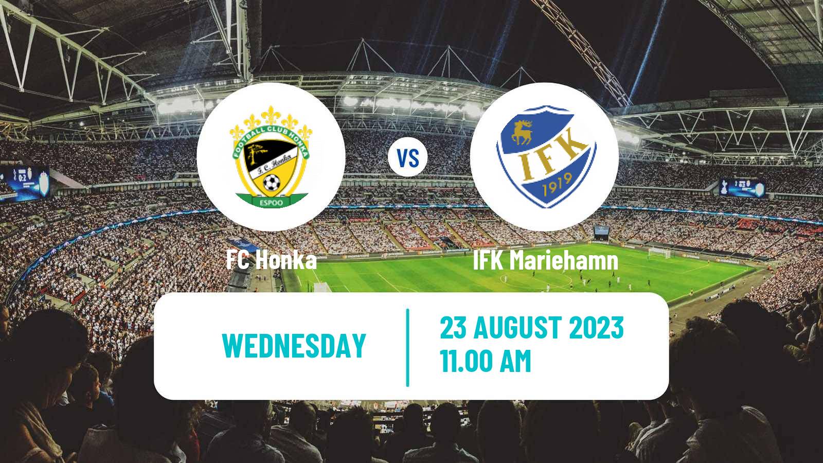 Soccer Finnish Cup Honka - IFK Mariehamn