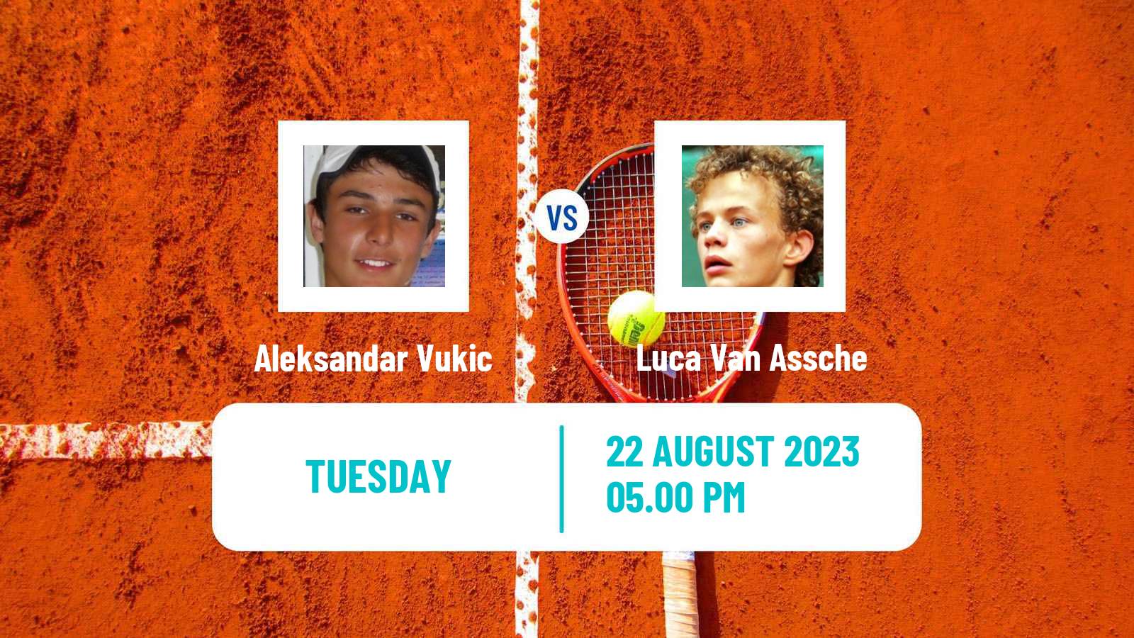 Tennis ATP Winston-Salem Aleksandar Vukic - Luca Van Assche